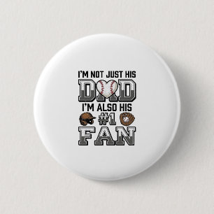Badge Rond 5 Cm Conception de chemise vintage pour fan numéro 1 de