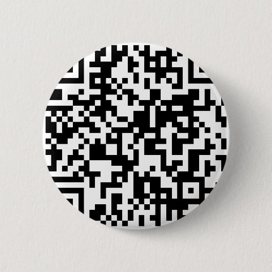 Badge Rond 5 Cm Conception de code de QR (Devant)