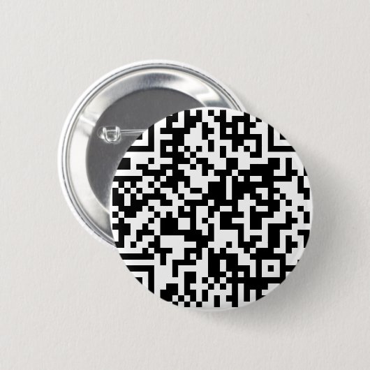 Badge Rond 5 Cm Conception de code de QR (Devant & derrière)