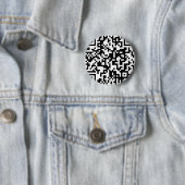 Badge Rond 5 Cm Conception de code de QR (En situation)