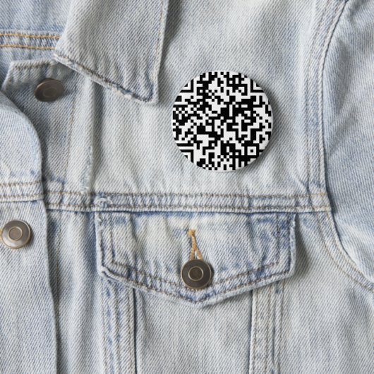 Badge Rond 5 Cm Conception de code de QR (En situation)