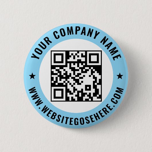 Badge Rond 5 Cm Conception de code QR personnalisé pour la promoti (Devant)