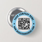 Badge Rond 5 Cm Conception de code QR personnalisé pour la promoti (Devant & derrière)