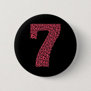 Badge Rond 5 Cm Conception de costume d'Halloween 67 Soixante-Sept