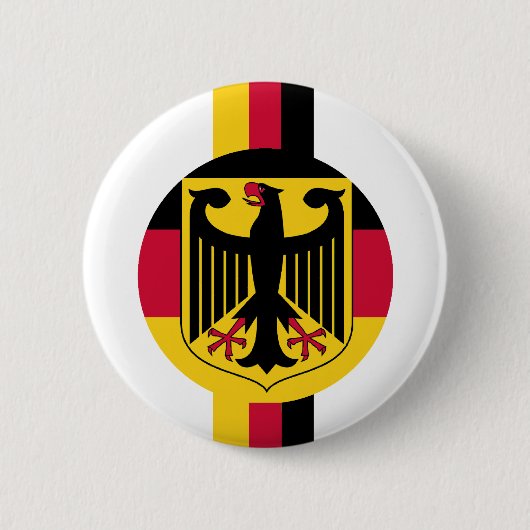Badge Rond 5 Cm Conception de couleurs du Deutschland Fussball (Devant)