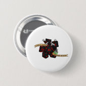 Badge Rond 5 Cm Conception de dés non fiables (Devant & derrière)