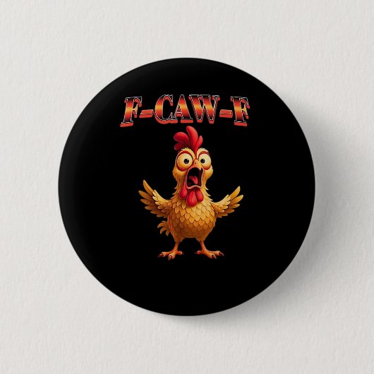 Badge Rond 5 Cm Conception de design esthétique classique de poule (Devant)