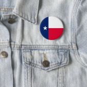 Badge Rond 5 Cm Conception de drapeau d'état du Texas (En situation)