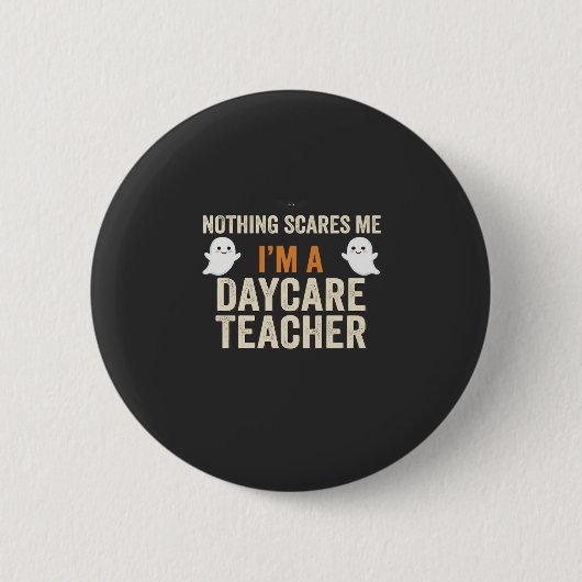 Badge Rond 5 Cm Conception de fantôme Halloween pour enseignant en (Devant)