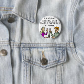 Badge Rond 5 Cm Conception de goûteur d'échantillon de VIN (En situation)