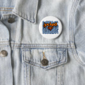 Badge Rond 5 Cm conception de graffitis (En situation)