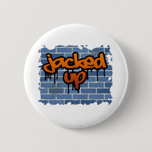 Badge Rond 5 Cm conception de graffitis
