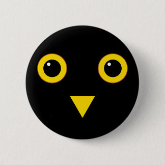Badge Rond 5 Cm Conception de hibou