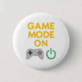 Badge Rond 5 Cm Conception de jeu en pixel art" (Devant)