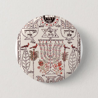 Badge Rond 5 Cm Conception de Kabbalah