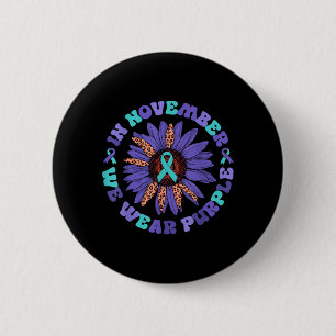 Badge Rond 5 Cm Conception de la sensibilisation à la santé mental