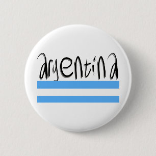 Badge Rond 5 Cm Conception de l'Argentine !