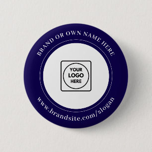 Badge Rond 5 Cm Conception de logo d'entreprise personnalisé pour 