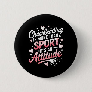 Badge Rond 5 Cm Conception de meneuse de claque pour encourager le