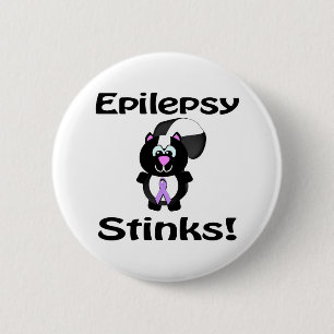 Badge Rond 5 Cm Conception de sensibilisation aux mouffettes Ça pu