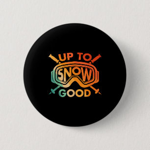 Badge Rond 5 Cm Conception de ski cool pour hommes femmes ski skie