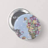 Badge Rond 5 Cm Conception de souris maison® (Devant & derrière)
