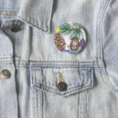 Badge Rond 5 Cm Conception de souris maison® (En situation)