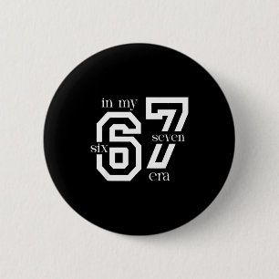 Badge Rond 5 Cm Conception de sport vintage d'ère 67 soixante-sept