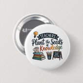 Badge Rond 5 Cm Conception de sublimation de cadeau pour enseignan (Devant & derrière)