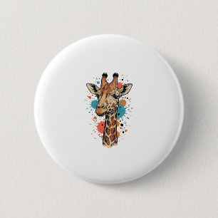 Badge Rond 5 Cm Conception de T-shirt blanc avec gravure vintage d