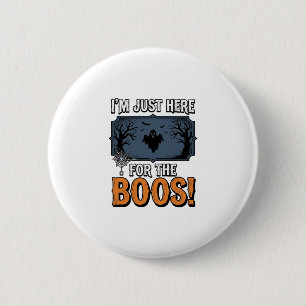 Badge Rond 5 Cm Conception de t-shirt de fantôme vintage de Hallow