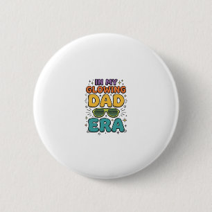 Badge Rond 5 Cm Conception de T-shirt de Papa Lunettes de Soleil R
