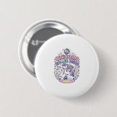 Badge Rond 5 Cm Conception de T-Shirt Graphique de Roller Disco Li (Devant & derrière)