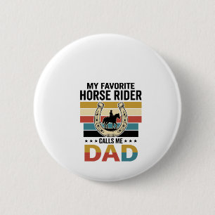 Badge Rond 5 Cm Conception de t-shirt Mon cavalier de cheval préfé