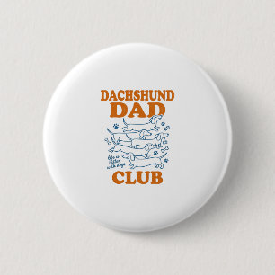 Badge Rond 5 Cm Conception de T-shirt pour chien vintage Club Papa