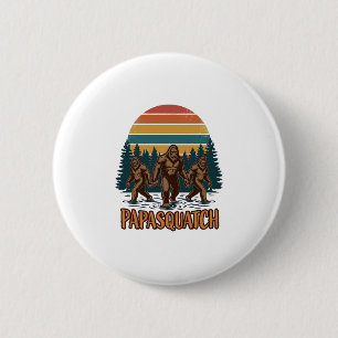Badge Rond 5 Cm Conception de vecteur de coucher de soleil vintage