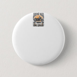 Badge Rond 5 Cm Conception de vecteur de moto vintage de papa mota
