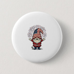 Badge Rond 5 Cm Conception de vecteur vintage de feux d'artifice d