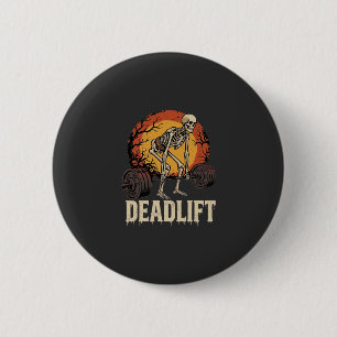 Badge Rond 5 Cm Conception d'entraînement de gym d'Halloween de so