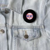 Badge Rond 5 Cm Conception d'équipe de positions de baseball Bat B (En situation)