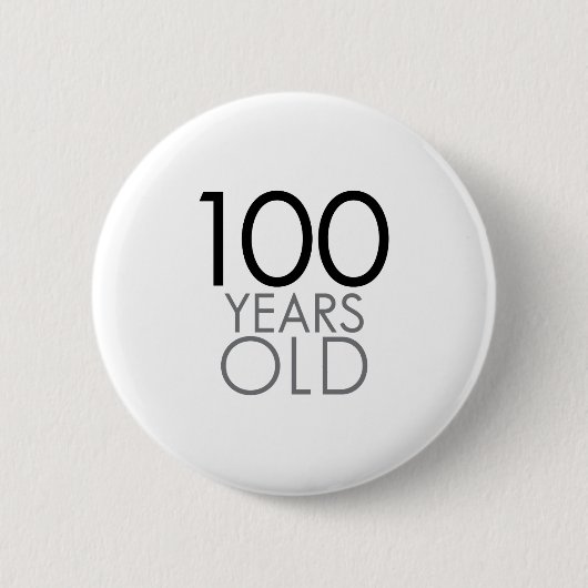 Badge Rond 5 Cm Conception d'IMPACT : 100 années (Devant)