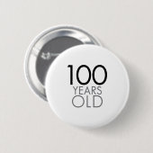 Badge Rond 5 Cm Conception d'IMPACT : 100 années (Devant & derrière)