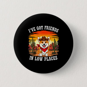 Badge Rond 5 Cm Conception drôle de Corgi pour hommes femmes enfan
