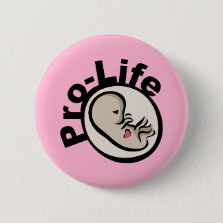 Badge Rond 5 Cm Conception du foetus pro-vie