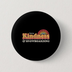 Badge Rond 5 Cm Conception du snowboard1