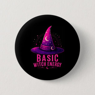 Badge Rond 5 Cm Conception graphique de Halloween drôle d'énergie 