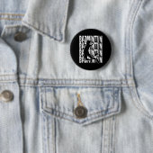 Badge Rond 5 Cm Conception Graphique Thème Amoureux de Badminton (En situation)