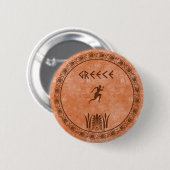 Badge Rond 5 Cm conception grecque de cercle (Devant & derrière)