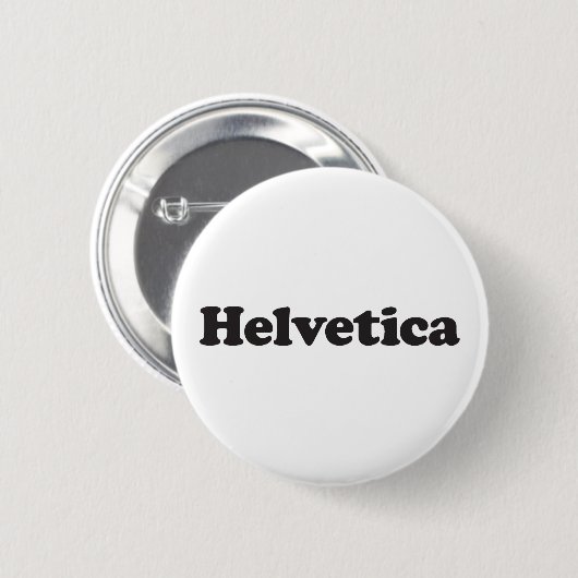 Badge Rond 5 Cm Conception helvetica 3 (Devant & derrière)