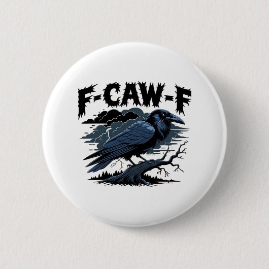 Badge Rond 5 Cm Conception minimale propre F-Caw-F (Devant)